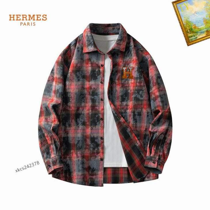 Picture of Hermes Shirt Long _SKUHermesM-3XL25tn1326507